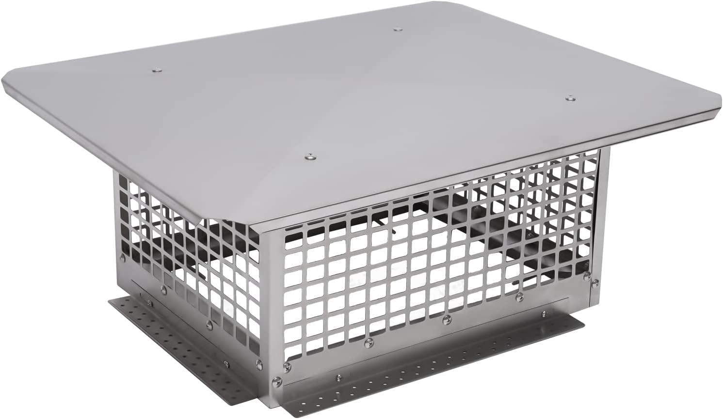 OCASAMI Chimney Cap, 17" x 29" Stainless Steel Chimney Cap, Flue Caps Bolt On Single