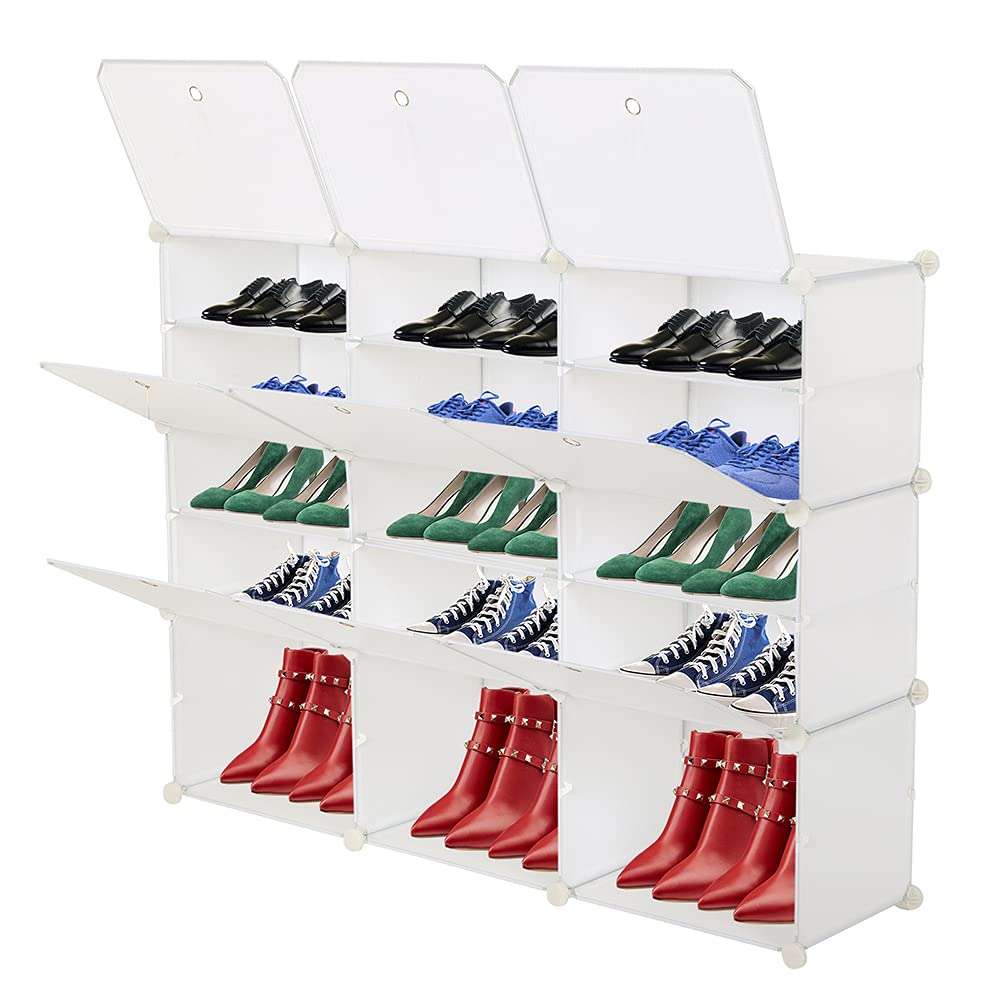 Étagère à chaussures 6 cubes pour en finir avec le désordre dans le couloir