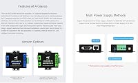 Server serial Waveshare RS232-RS485 cu WiFi și Ethernet, gateway Modbus și MQTT, convertor pentru comunicații industriale 7