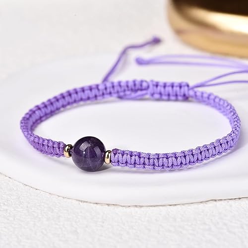 Miniatura 2 de Zodiac Bracelet 12 Constellation Sign Bracelet for Women Natural Crystal Healing Bracelet Birthstone Bracelet Jewelry Birthday Gift for Lovers