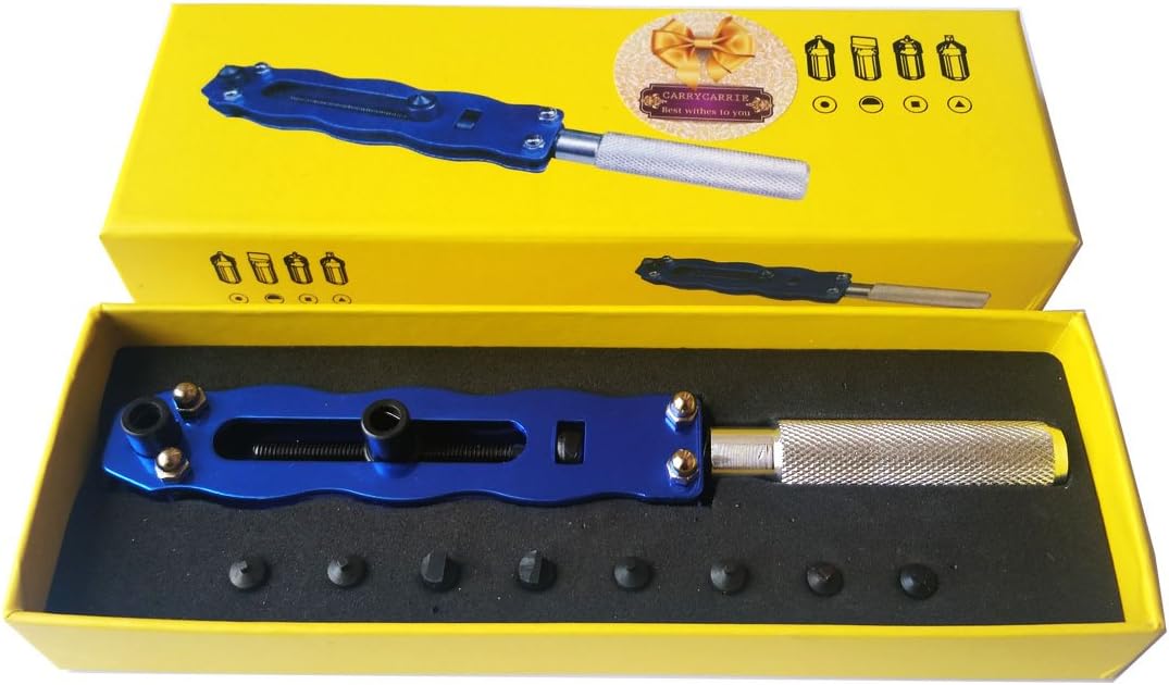 All Metal Adjustable Watch Back Case Opener Battery Cover Opener Big Wrench Screw Remover Box Repair Tool Kit
