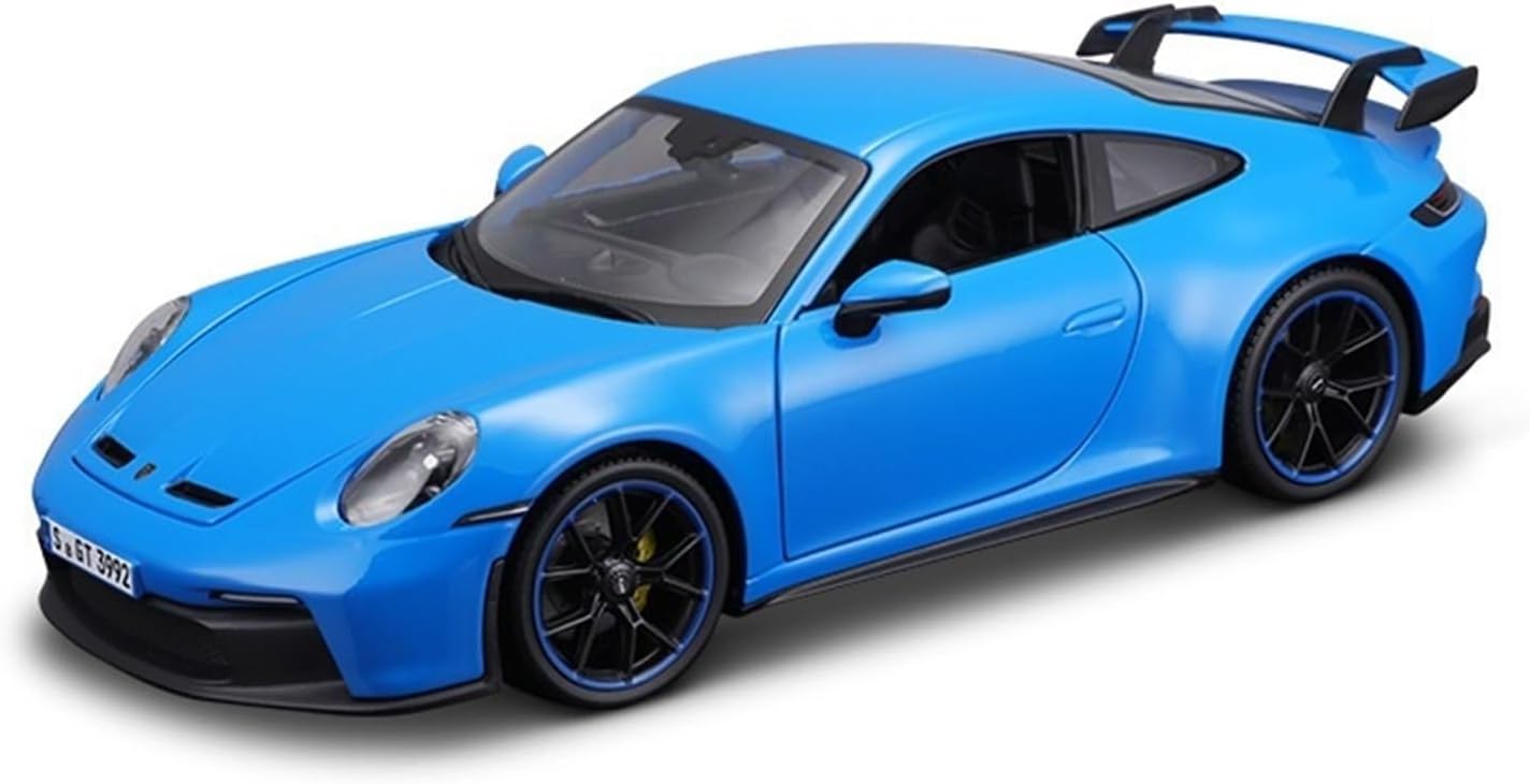 1:18 simulation alloy car model metal racing car model - 2022 GT3 blue version(911GT3 red)