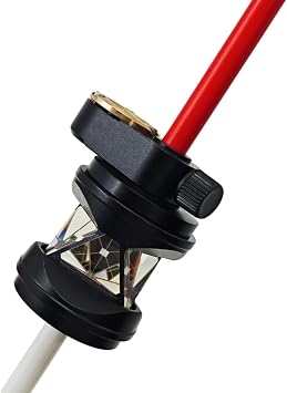 Sliding Prism 360 Degree Surveying Reflective Prism, Silver Coated