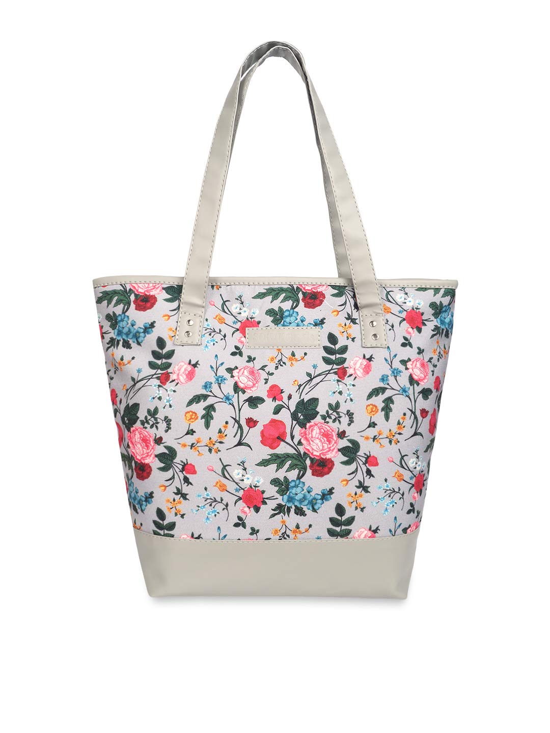 Sakwoods Women Printed Canvas Black Stripe Tote Bag (Grey) (B08KHDQ219) Amazon Price History, Amazon Price Tracker