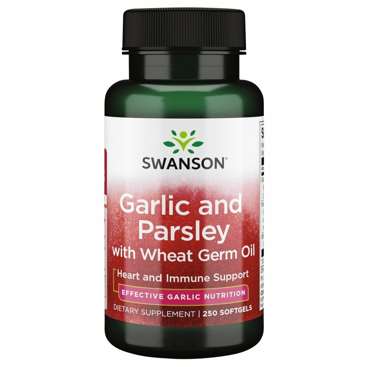 Swanson Garlic and Parsley, Heart and Immune Support, 250 Softgels