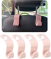 Vista 9 de Gancho universal para reposacabezas de automóvil para bolsos y bolsas, 4 unidades, gancho universal para reposacabezas de vehículo, organizador