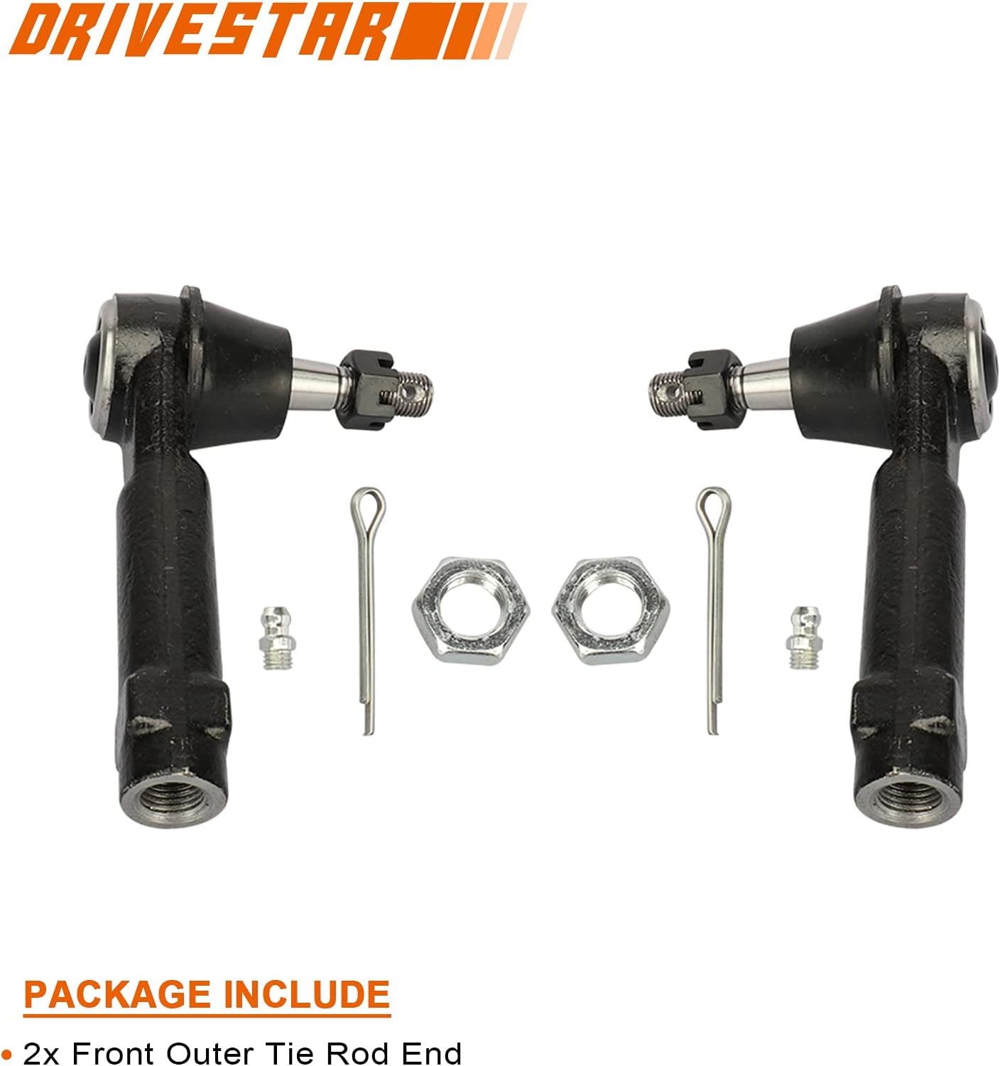 CAK1047 10pc Set Front Control Arms w/Ball Joints + Sway Bars Tie Rods Replacement for Silverado Suburban Avalanche Yukon XL 1500 Tahoe Escalade