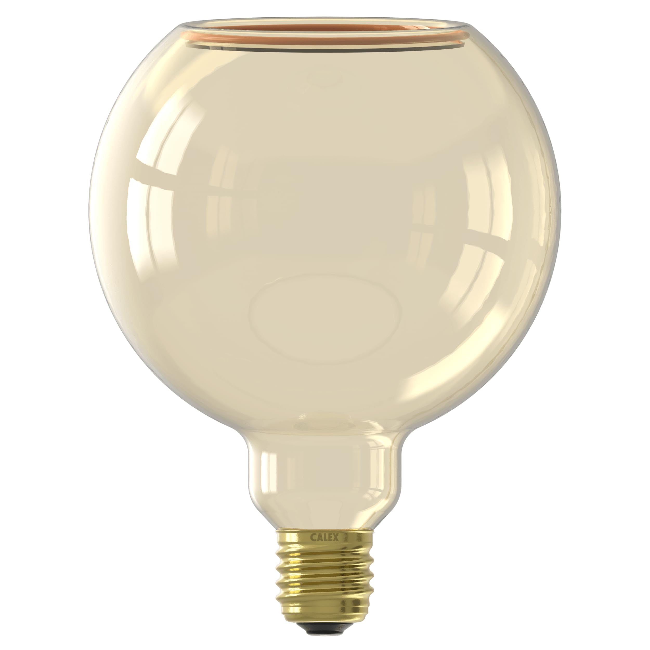 CALEX - Aura Tomar LED Bulb, Floating Globe Light, E27, Gold, G125 Dimmable Warm White Light, 4W - Image 3