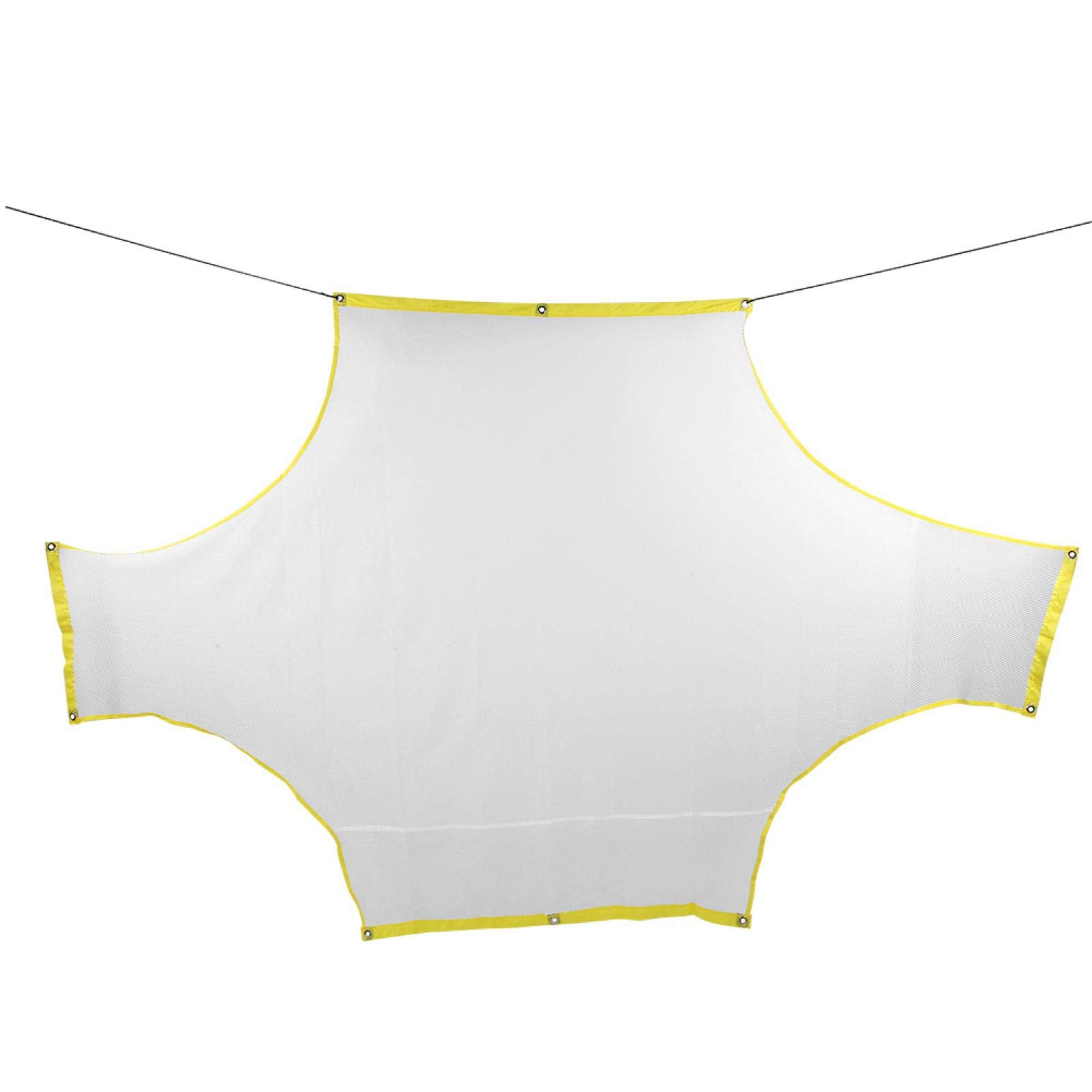 Red de Rebote para balones de fútbol fácil de Transportar, Red de portería de Entrenamiento de Tiro Estable, Fuerte y Duradera para penalizaciones de(5-a-Side Goal Cloth)