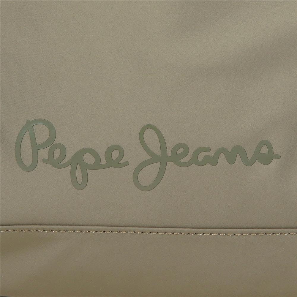 Pepe Jeans Corin, monederos, Neceser, Cartera, Fabricada en poliéster y Detalles en Piel sintética, Diferentes Ranuras, con Cierre de Cremallera.de Joumma Bags