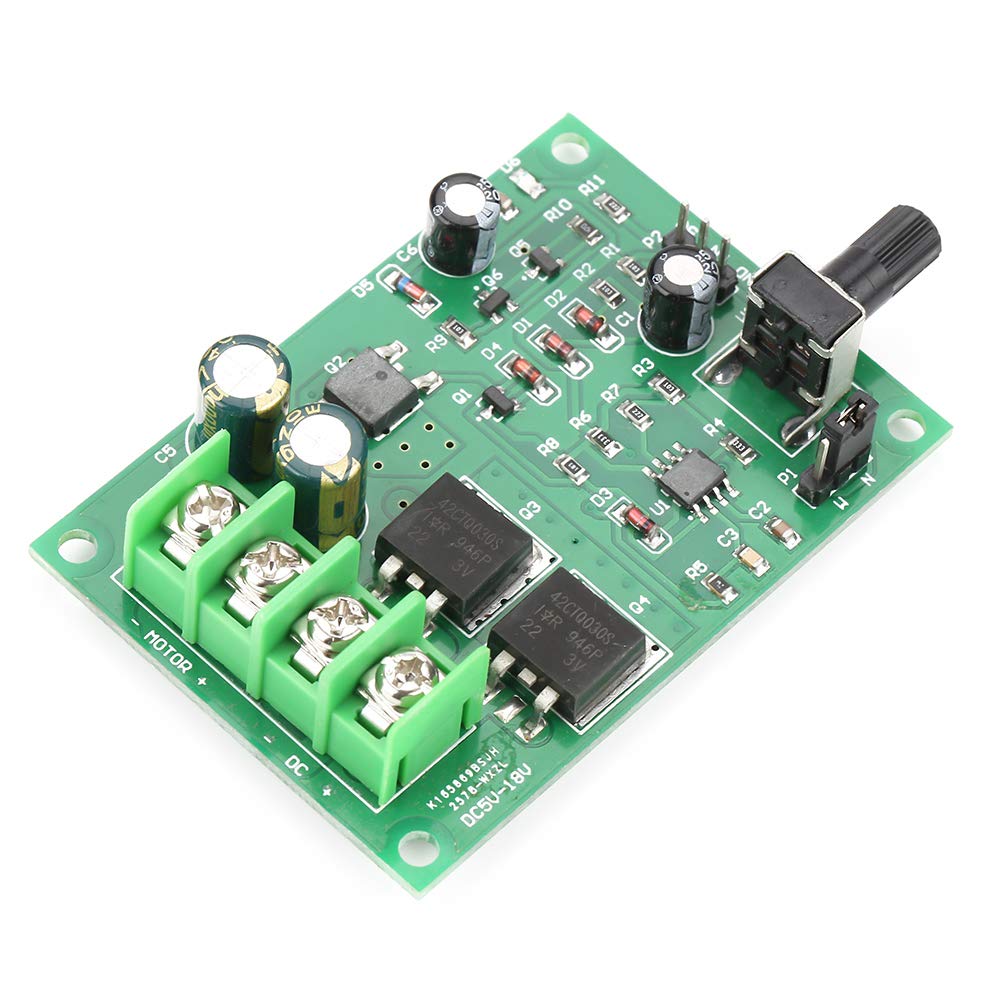 PWM DC Motorsnelheidsregelaar 1,8-15V – Max 2A, Met Overstroombeveiliging, Voor Kleine Motoren 4 miniatura