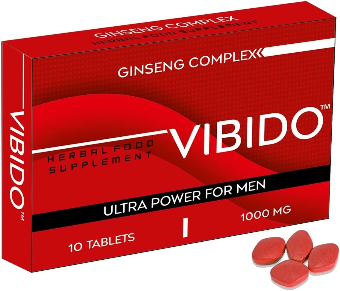 1000mg New UK | Stronger | Longer | Harder | Performance | Extra Strength Enhancing Pills, Stamina Endurance Booster Supplement Pills for Men | 10 Ginseng Tablets