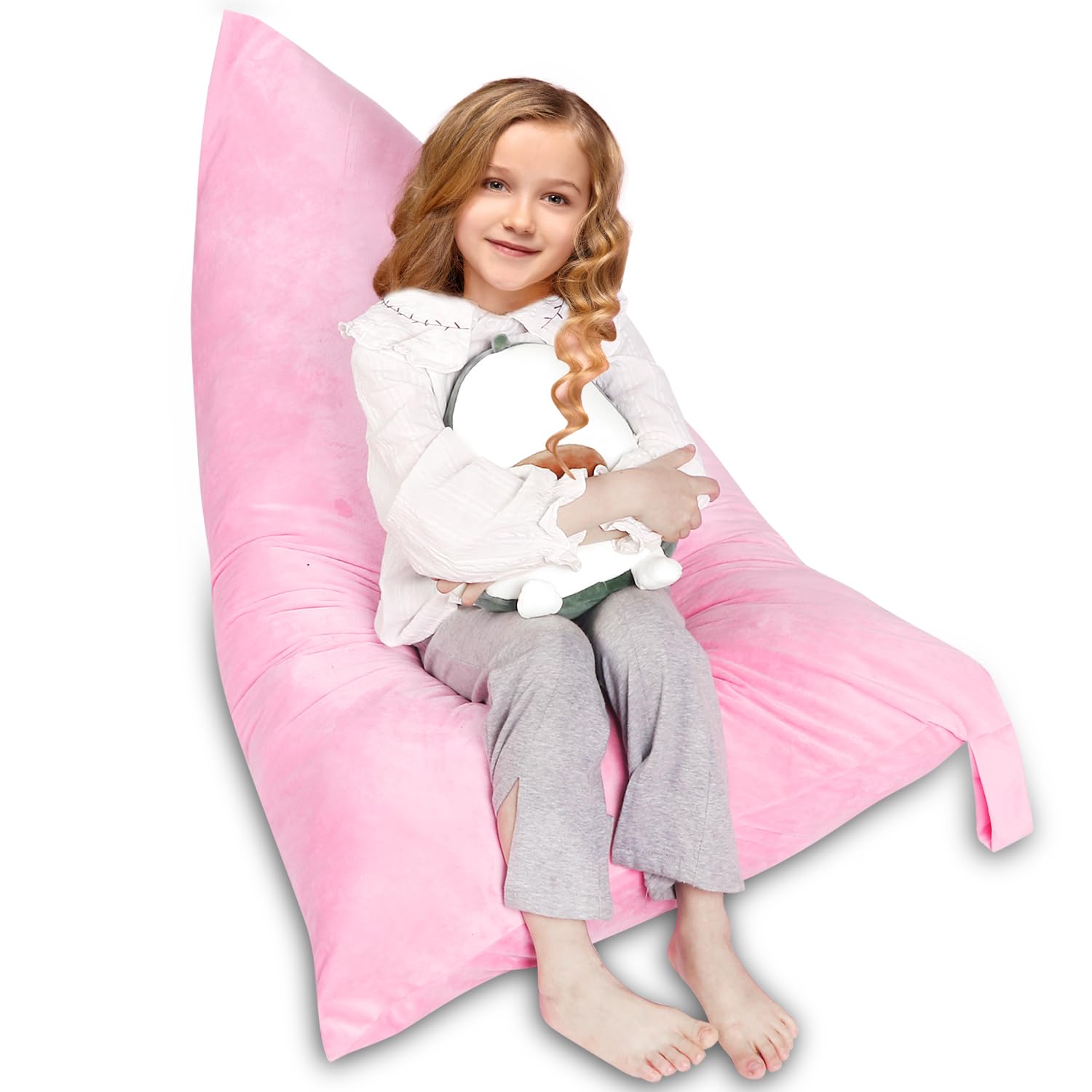 Housse de coussin de rangement animaux grand organisateur jouets lavable sol