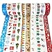 Produktbild ZesNice 10er Set Washi Tape Weihnachten Dekoband Masking Tape Bastel Klebeband für Scrapbooking DIY Christmas Geschenkverpackung