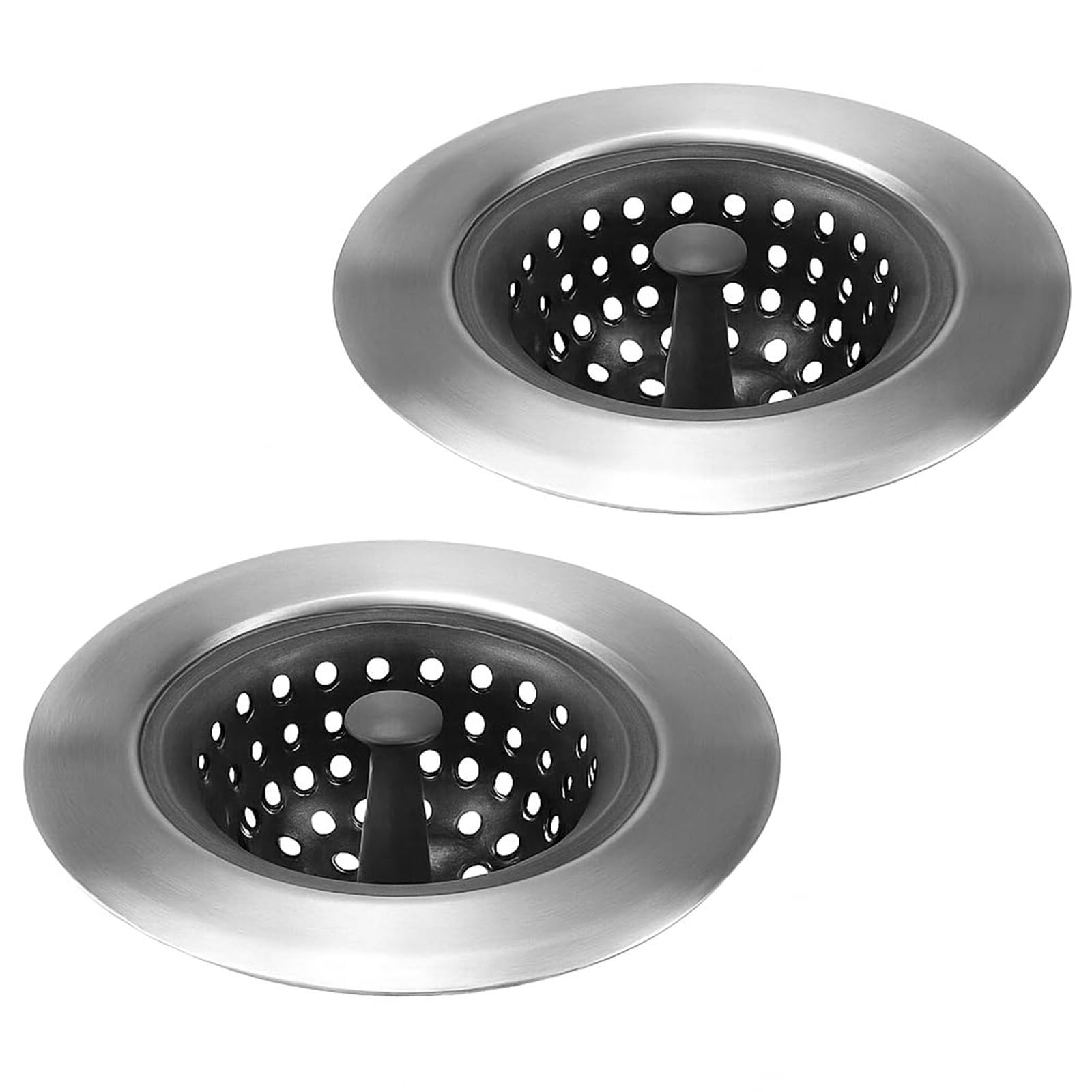 Kitchen Sink Stainless Steel Filter Sewer Meshes Strainers Bathroom Sink Floor Drain Hair Waste Drain Basket Hole Efficient