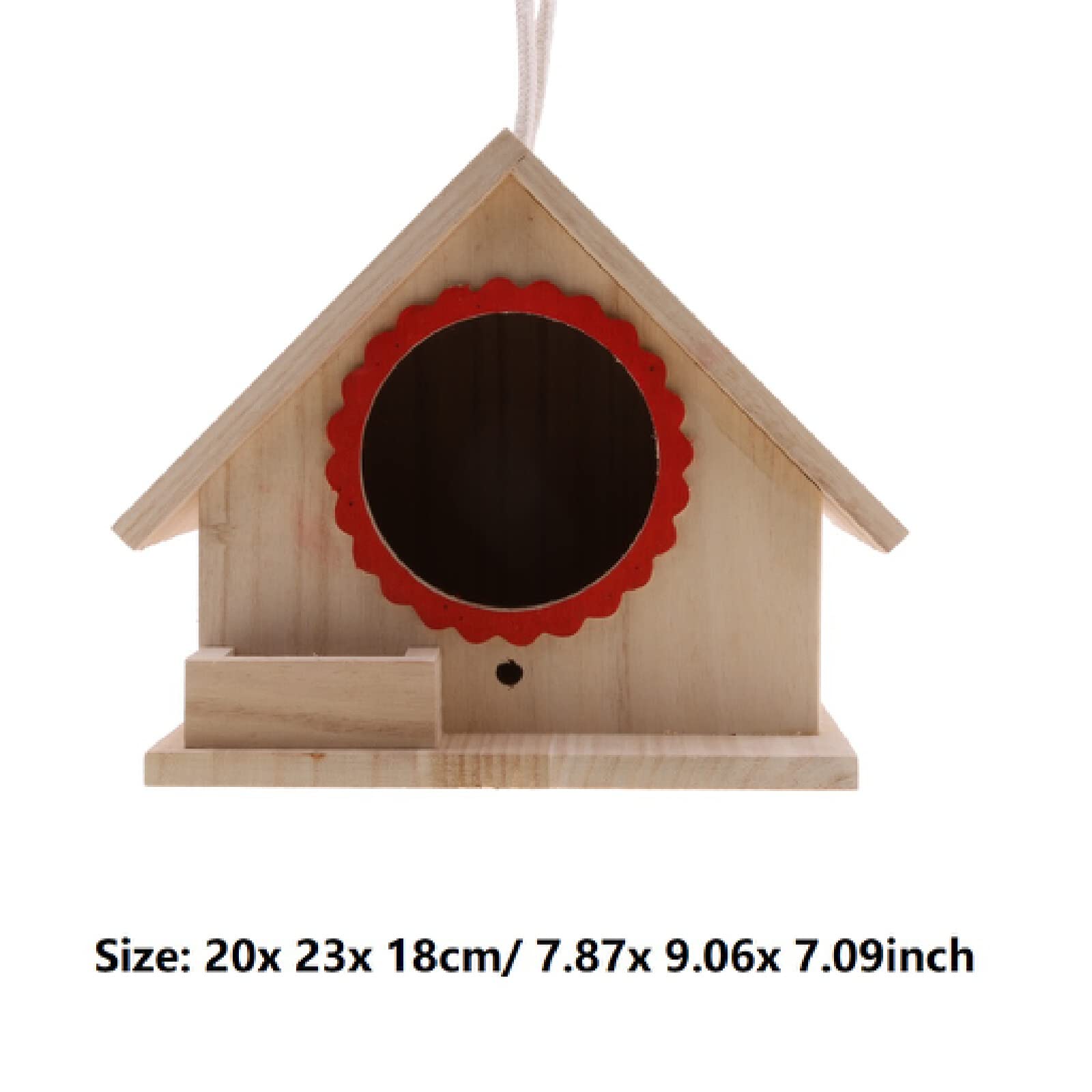 Nido de pájaros, Nido de cría for pájaros pequeños, casa Colgante Bolsillo, Regalo for jardín en climas fríos