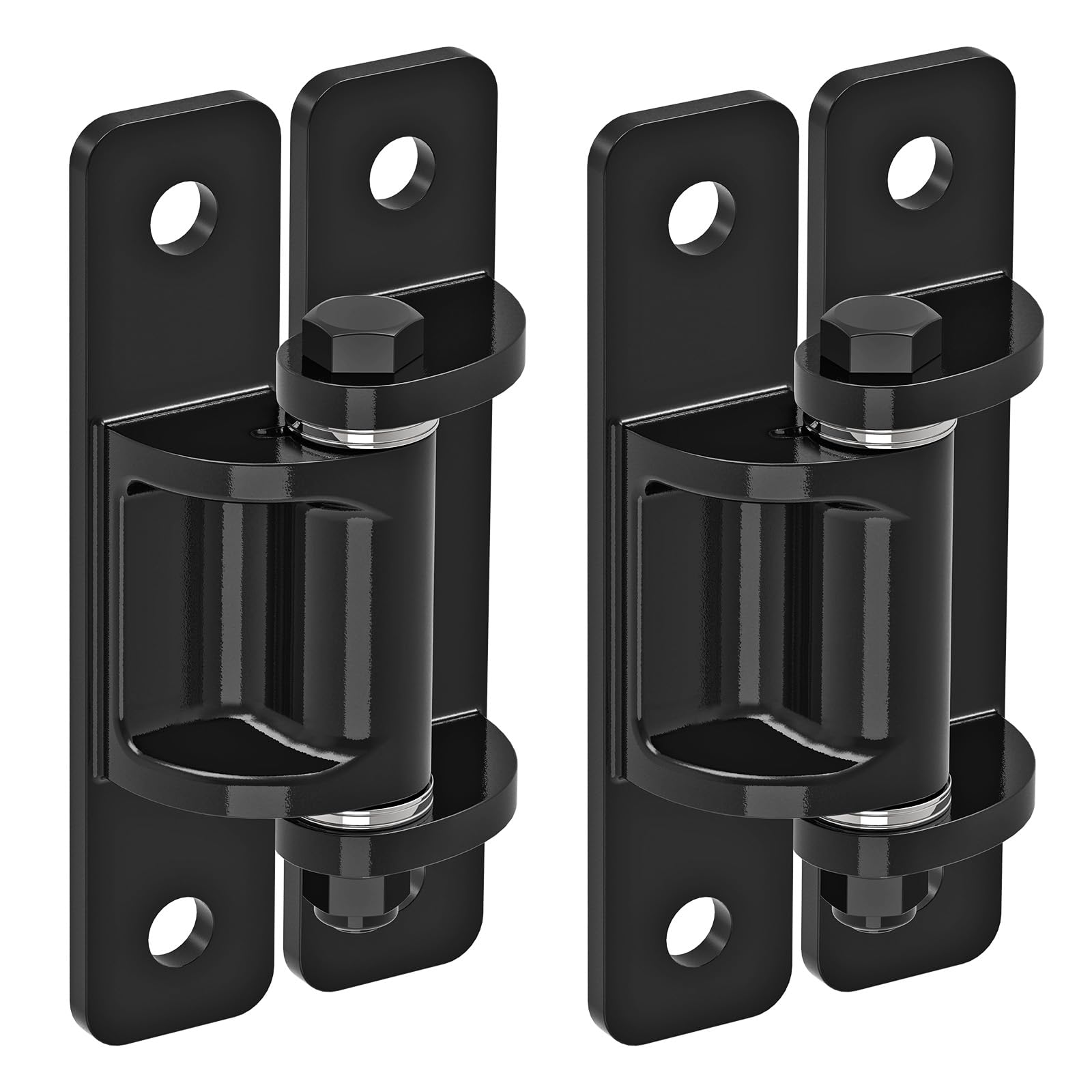 Lifeswel Heavy Duty Gate Hinges, Removable Bolt onto Gate and Post with Spacer Bearing & Electronic Coated