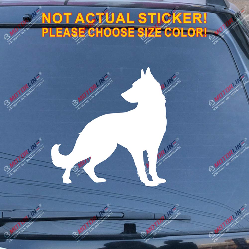 Gsd Sticker German Shepherd Head Decal