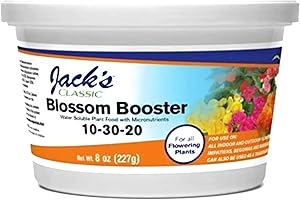 Water-Soluble 10-30-20 Fertilizer: Captivating Color, Abundant Blooms for Flowering Plants (8oz)