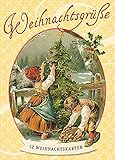 Weihnachtsgrüße: 12 nostalgische Weihnachtskarten: 12 Weihnachtskarten