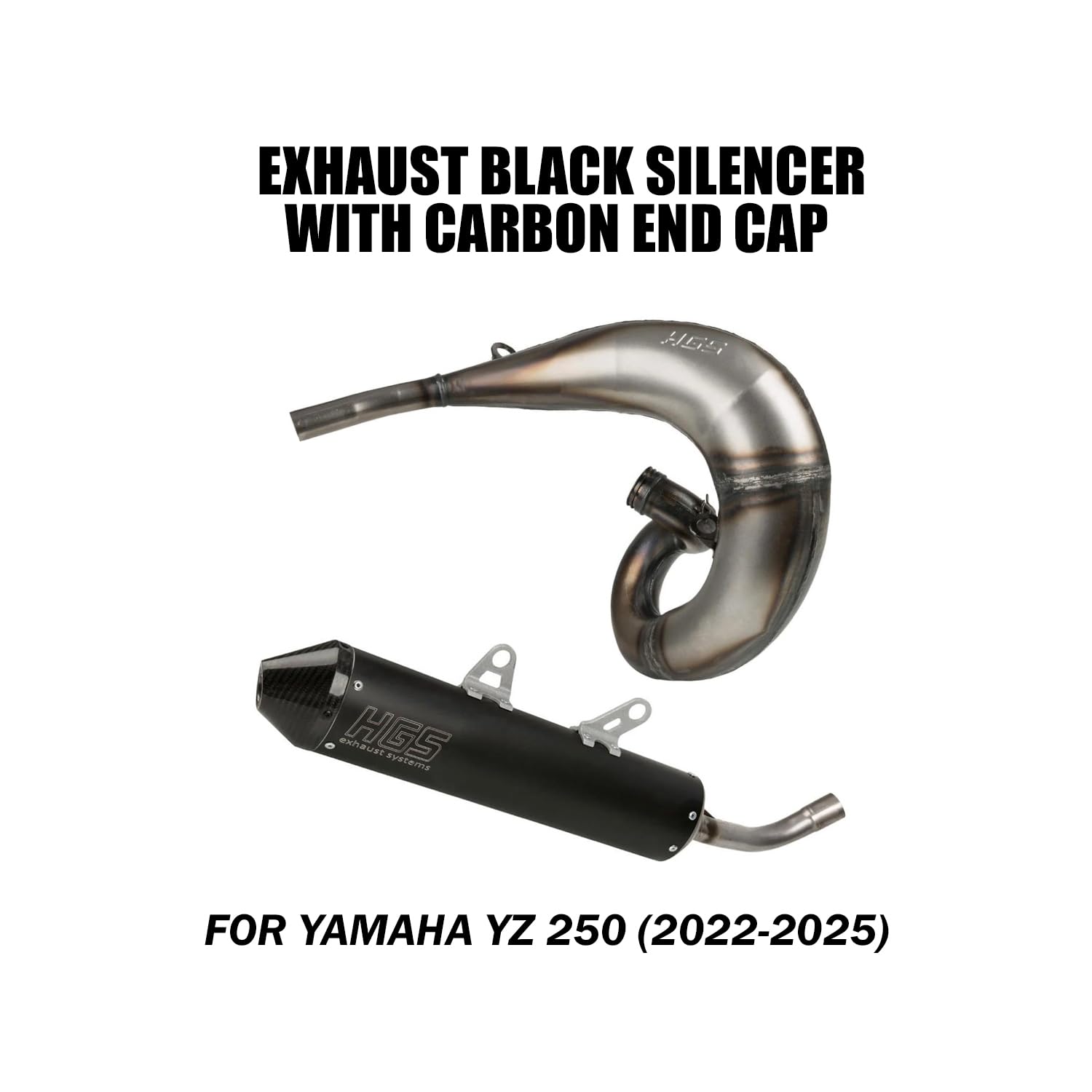 Amazon.com: HGS Slip-On Muffler with Carbon end cap for Dirt Bike