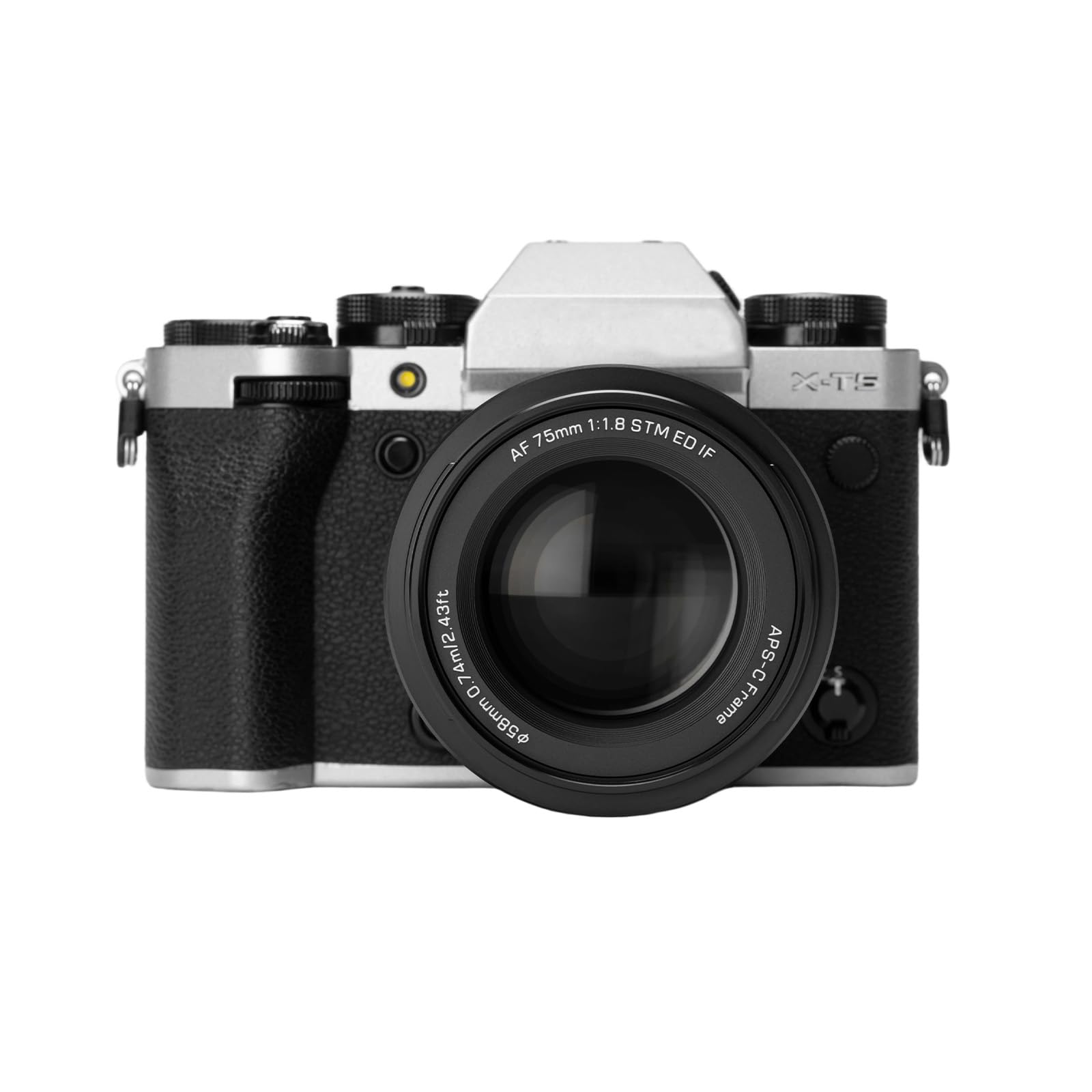 VILTROX AF 75 mm F1.8 EVO APS-C XF, obiettivo leggero con messa a fuoco automatica con grande apertura F1.8, anello di apertura continuo e motore STM, compatibile con Fuji X-Mount, ideale per ritratti