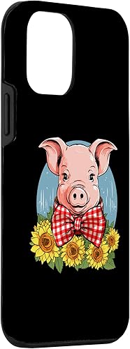 Miniatura 3 de iPhone 12 mini Cute Pig Lover Sunflower Farmer Farm for Women Men Case