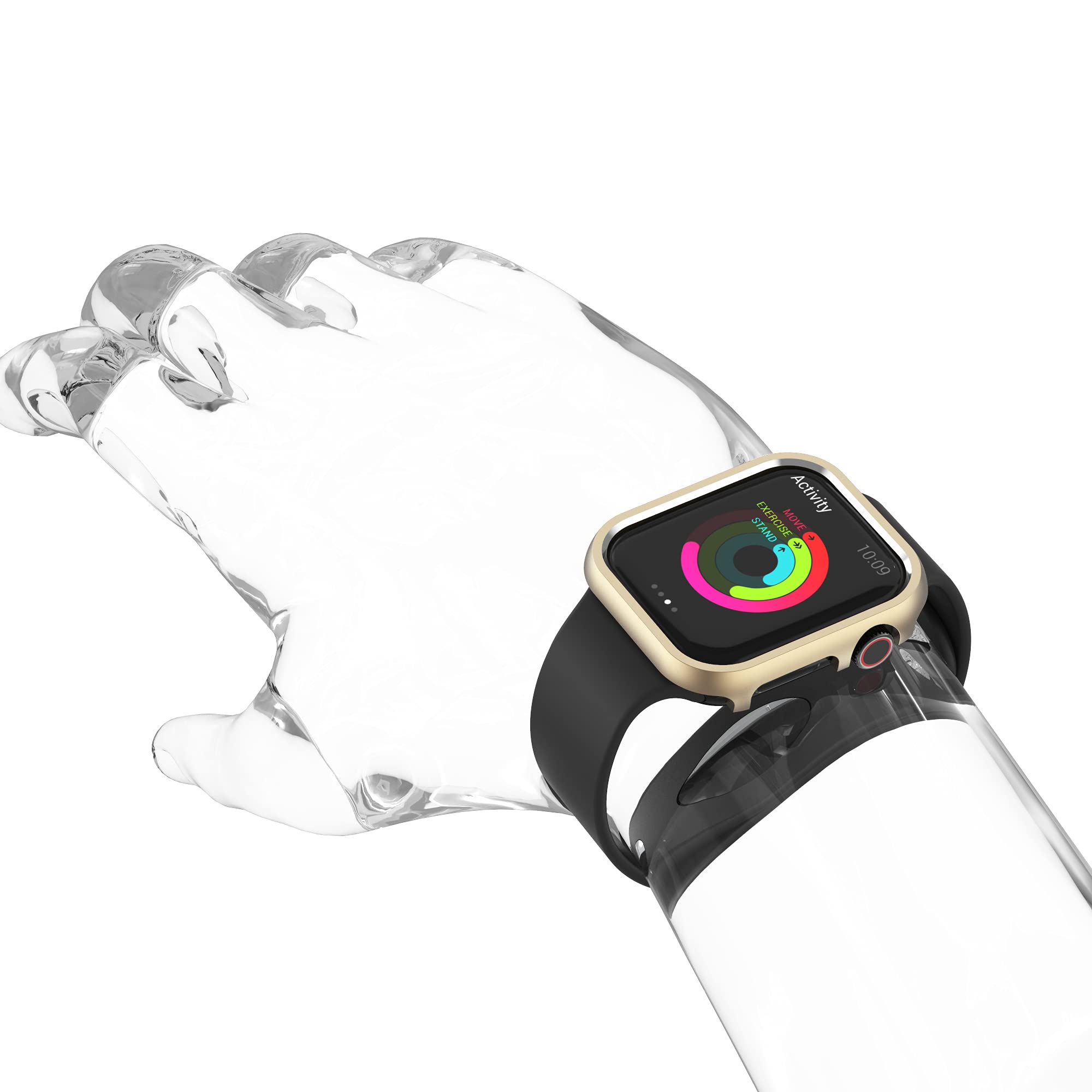 Amazon.co.jp: カバー Apple Watch Series 6 40mmメタルカバー、女性と 