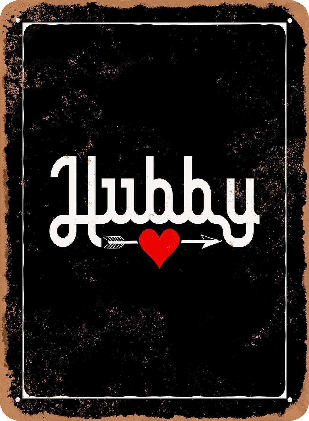Miaomansenstore Metal Sign - Hubby - Vintage Look Home Decor