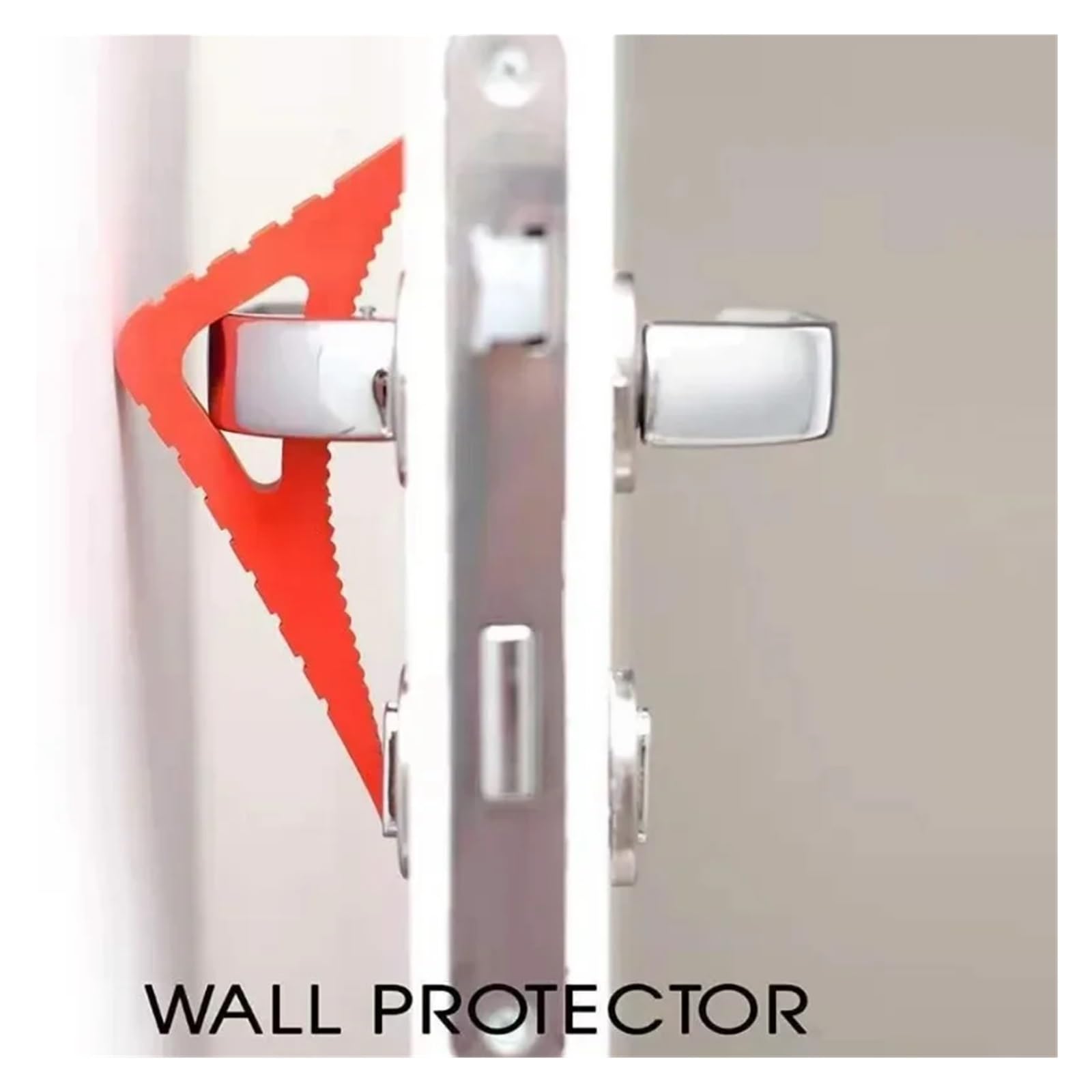 Tope de puerta triangular creativo, cuña de goma de seguridad, topes de puerta anticolisión, topes traseros de puerta, protección, limitador de ventana(Grey)