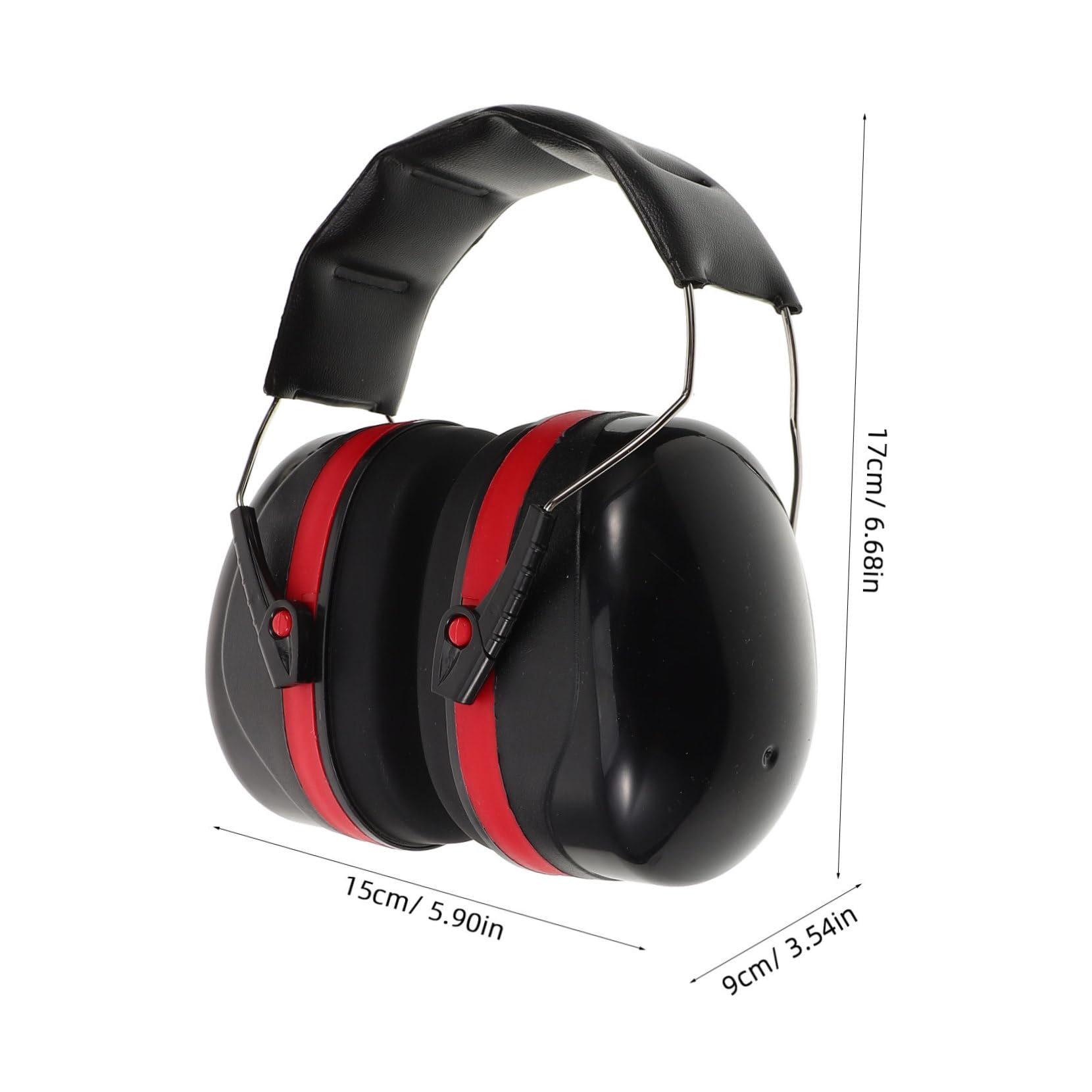 Cuffie Antirumore Professionali Protezione Orecchie Abs | Leggere e Portatili, per Cantiere e Produzione in Fabbrica, Imbottitura in Spugna