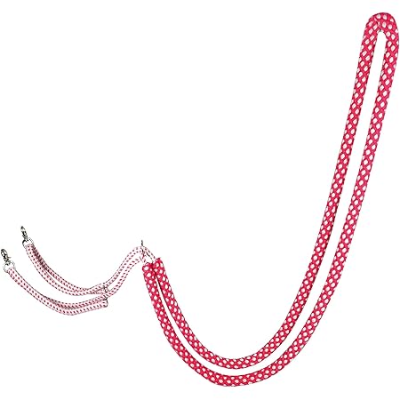 Pferdeseil Bodenleine 6,70m - Baumwolle Mit Boltsnap & Lederende