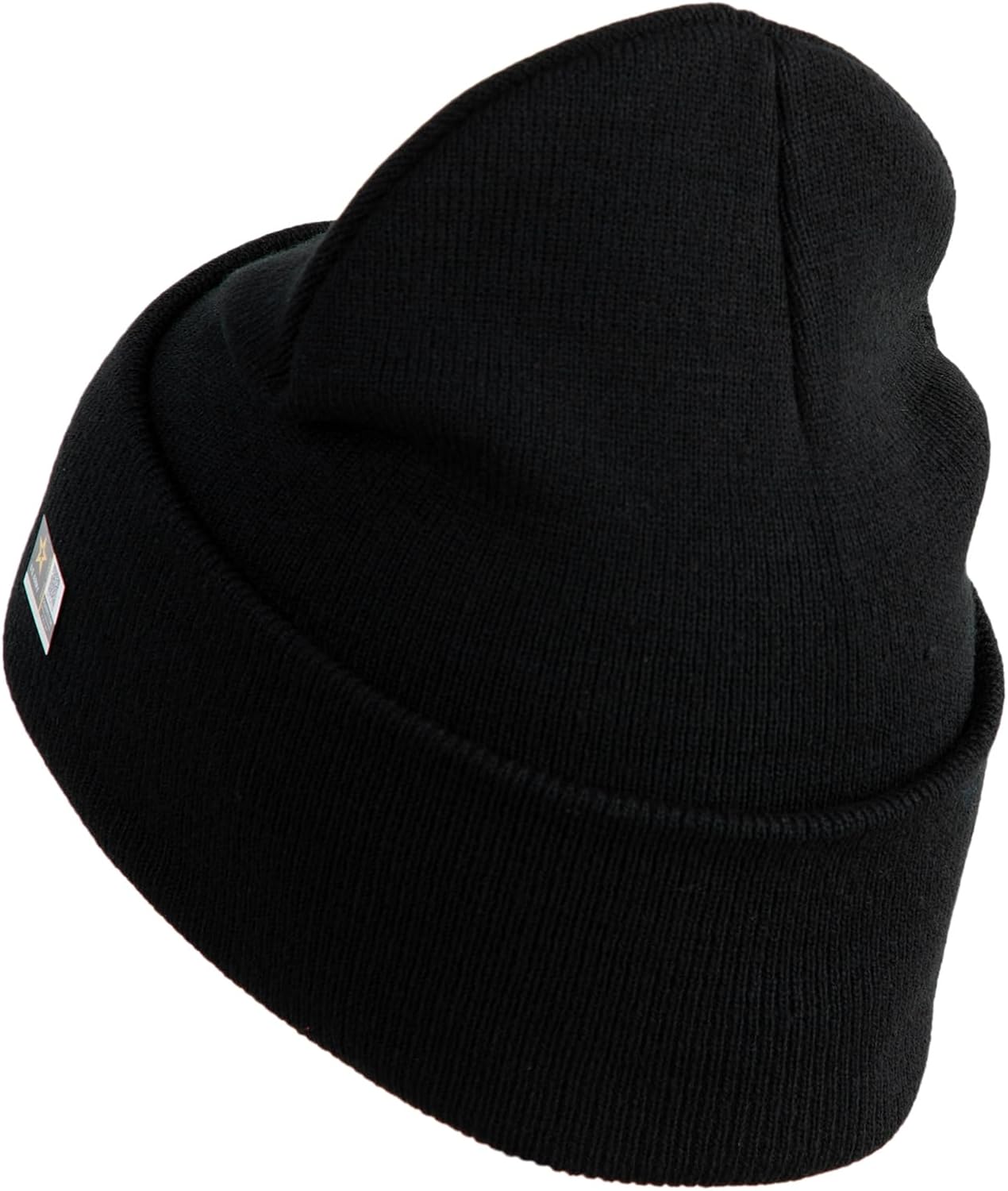 U.S. Army 11th Armored Cavalry Regiment Logo Embroidered 12 Inch Solid Knit Cuff Long Beanie Made in USA