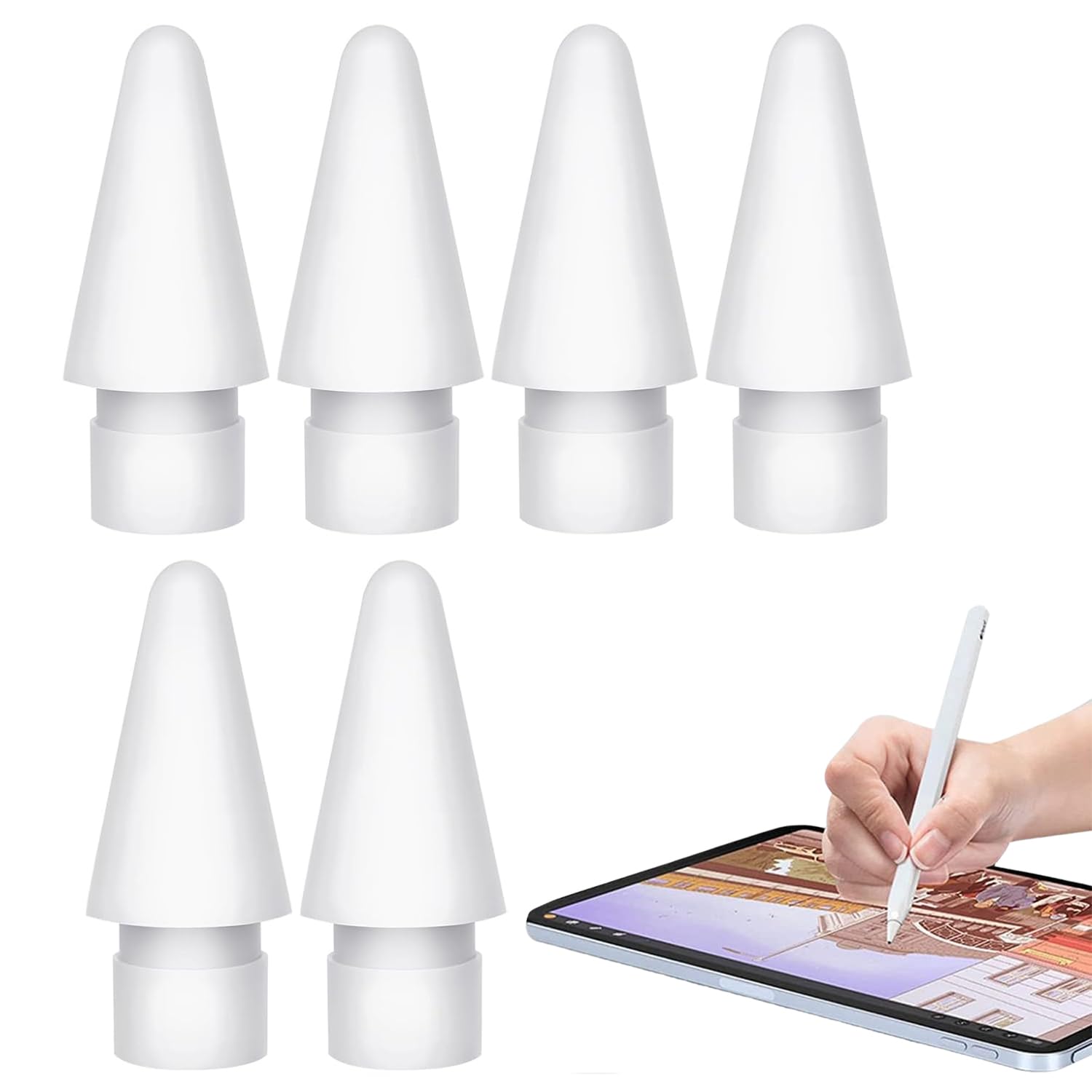 Homeaura® Apple Pencil Tip Replacement - Precision Nib for Apple
