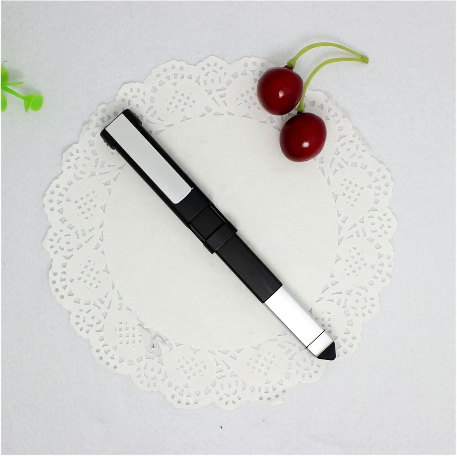 Pen-shaped Phone Holder with Screwdriver Sets 3 In 1 Multifunction Poratable Ballpoint Pen Phone Stand for Dailly Use (Color : Black, Size : A)