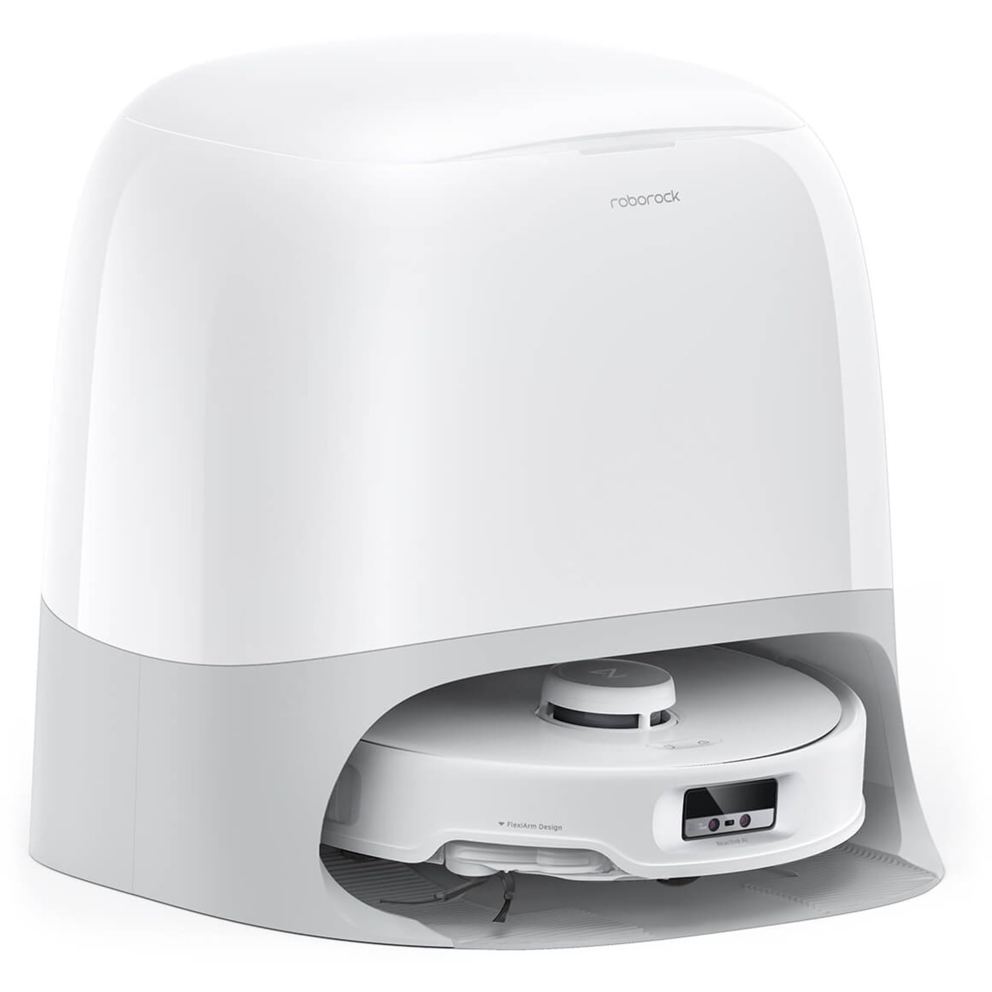 Roborock Qrevo Curv Robot Vacuum Cleaner, White