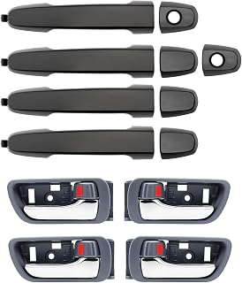 Gledewen 81309 Exterior & Interior Door Handles Fits 2002-2006 Toyota Camry
