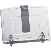 Sanwa Supply DH-317W Book Stand Data Holder, 3 Levels Adjustable, White