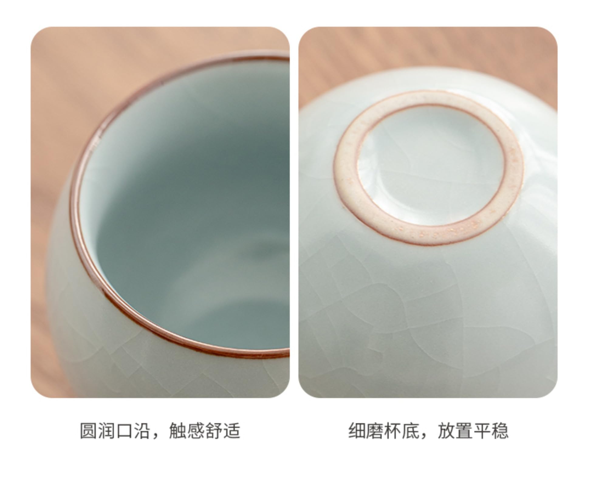 Kubek do degustacji herbaty ceramiczna filiżanka do herbaty z pudełkiem prezentowym 5 szt., 80 ml 76,5 g, ręcznie robiony kubek mistrzowski w stylu japońskim