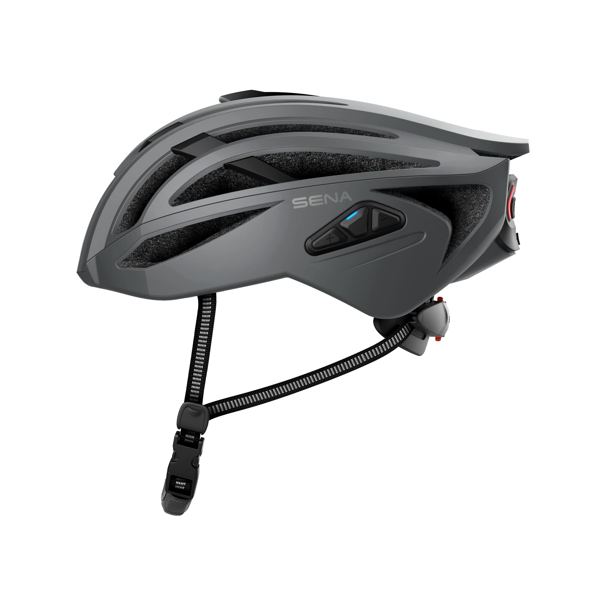 Sena R2 EVO Road Cycling Helmet (Matte Gray, Medium)