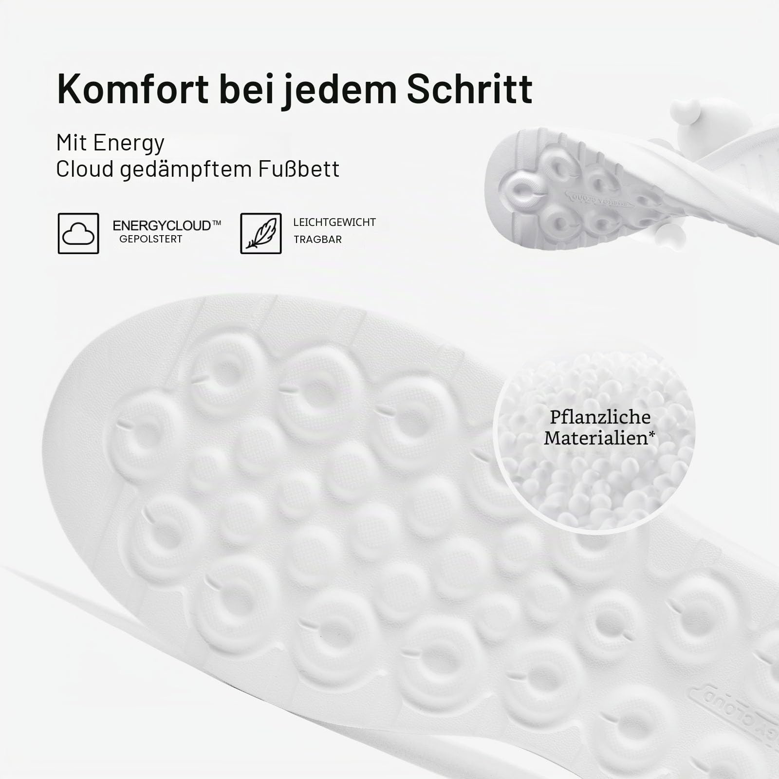 ALEADER Damen Energycloud Schuhe für Freizeit, Gehen & Leichtes Laufen – Leichte Slip-On Sneaker