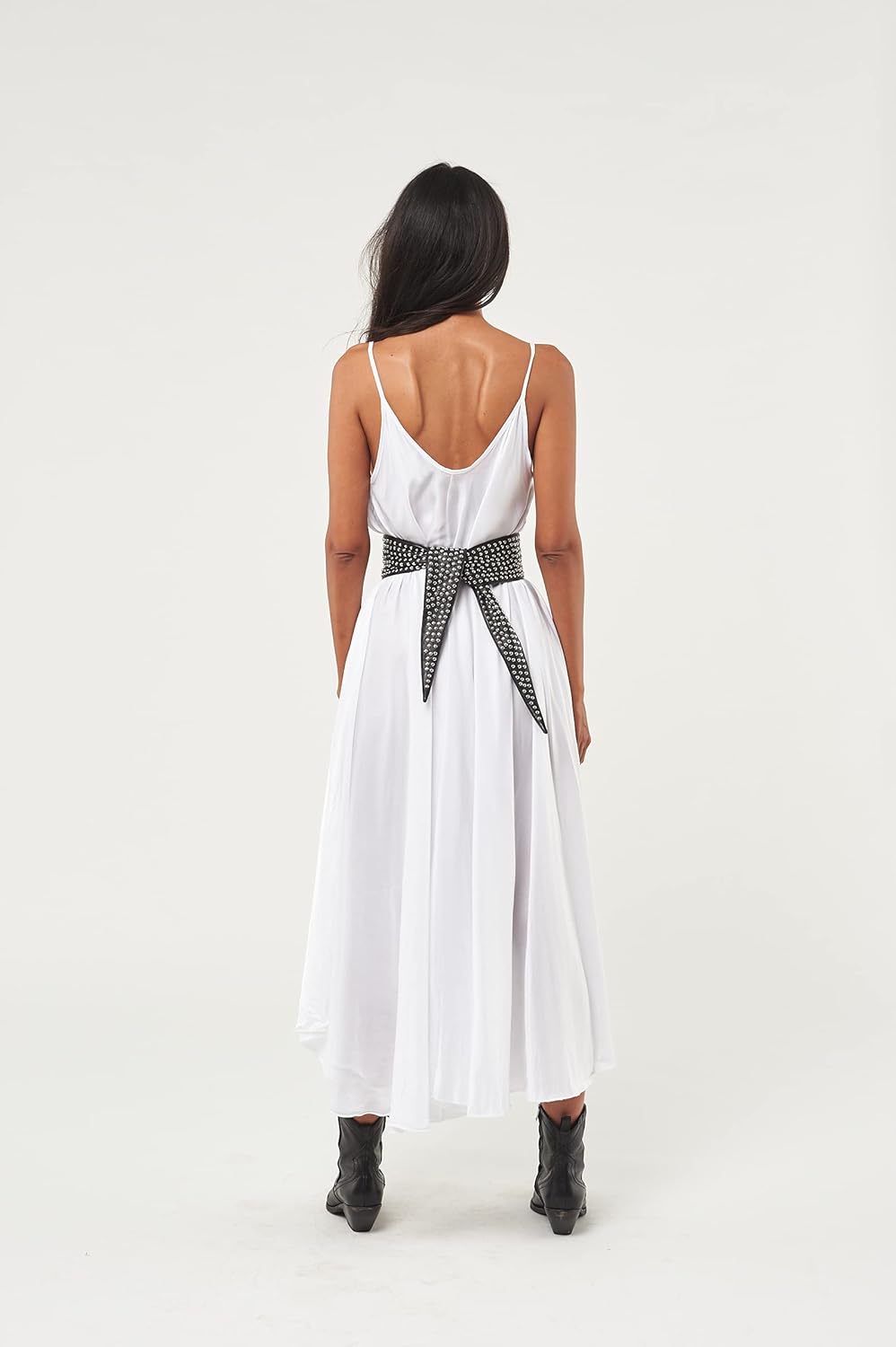 SETA DRESS DIFFERENT Womens Malibu Scoop Neck Long Dress - Image 3