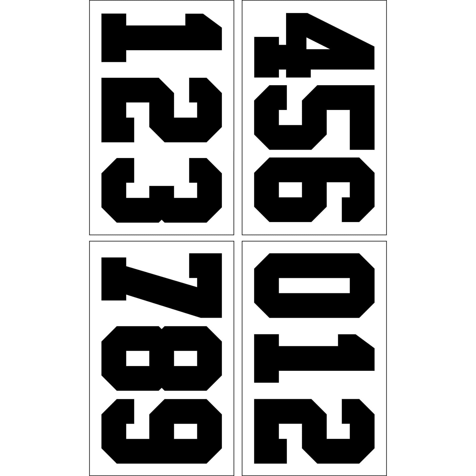 Amazon.co.jp: S.E.I 5インチ アイロン接着Tシャツ番号、代表番号