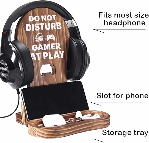 Miniatura 5 de El mejor regalo para adolescentes, niños y hombres, regalo para adolescentes y niños, soporte de auriculares para juegos, decoración de habitación