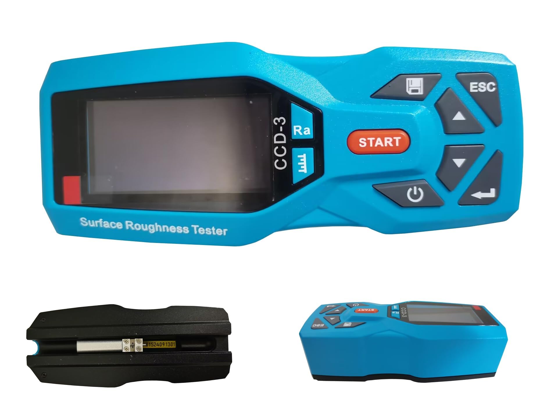 CNYST Roughness Tester Surface Roughness Gauge with Measuring Range Ra 0.005~16.000?m Rz 0.02~160.00?m Evaluation Length (1~5) L Indication Accuracy 0.001?m Visual Waveform Display