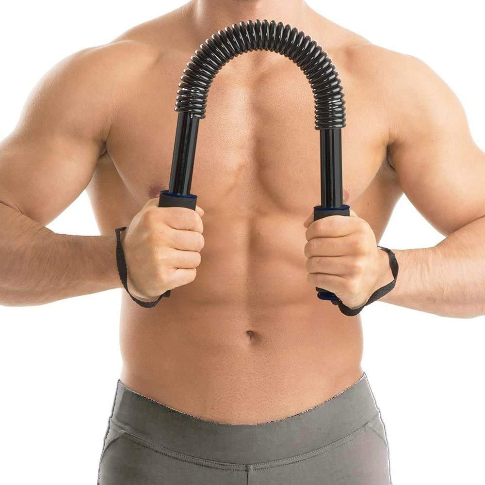 GLIVE (LABEL) 20kg Power Twister Bar Exercise Equipment Chest Exerciser for Men Bicep Shoulder Arm Builder Bicep Blaster for Upper Body and Arm Strengthening Workouts-image-35