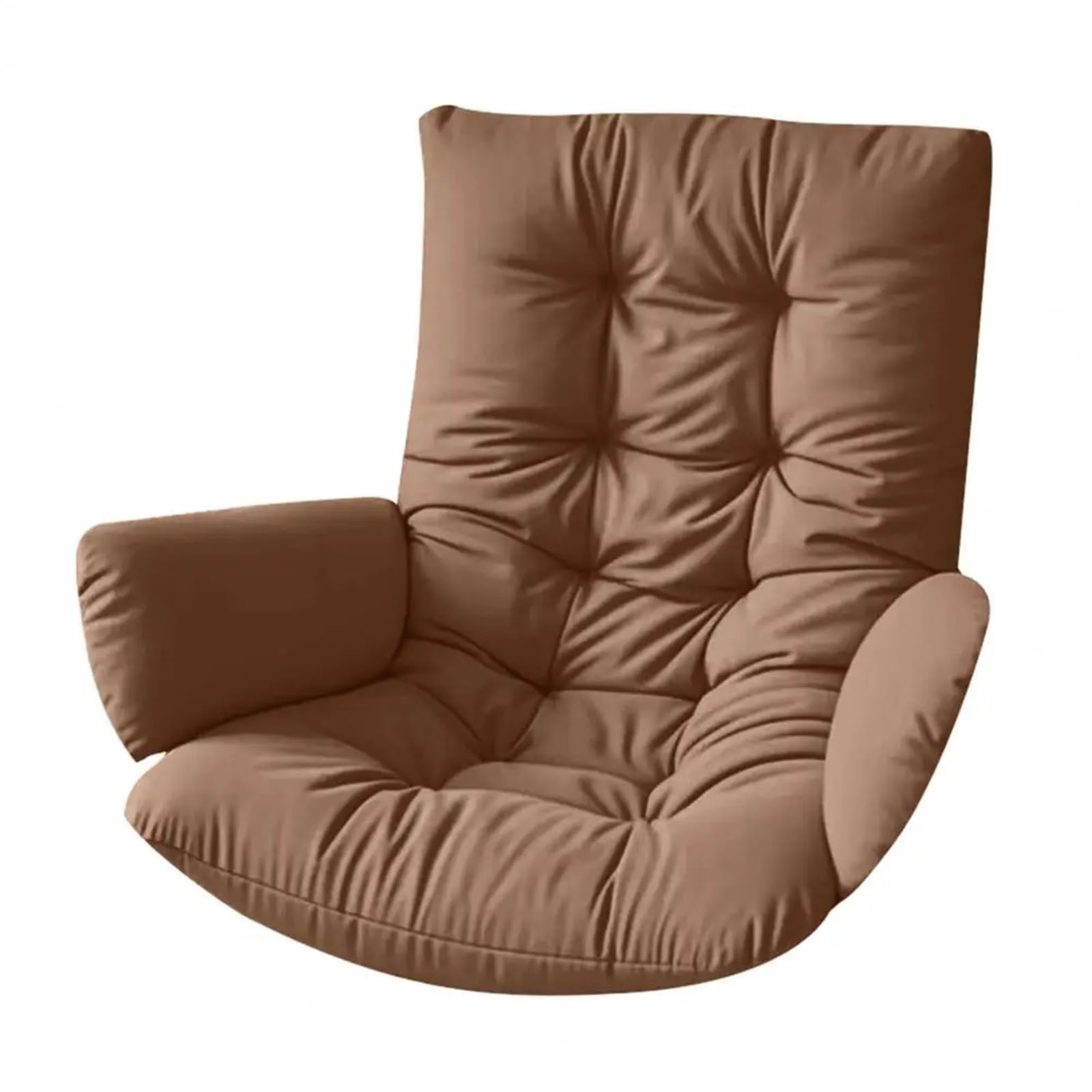 GHHZML Egg Chair Cushion Waterproof Egg Chair Cushion Thicken Patio Hanging Basket With Armrests For Home Swing(Coffee)