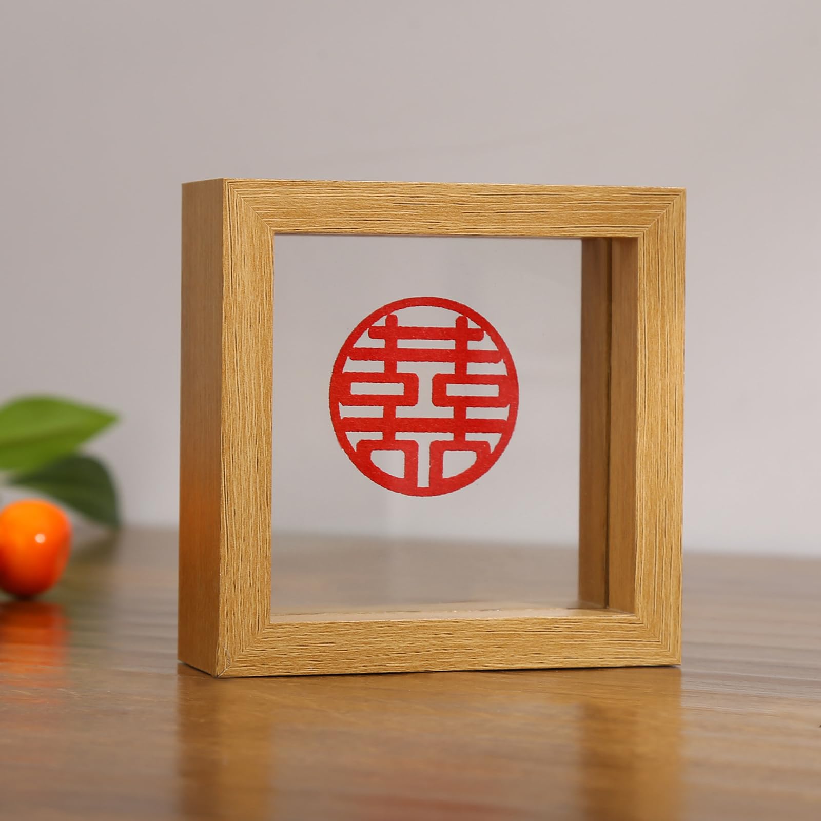 Unikicool Double Sided Photo Frame,Wood Photo,Double Glass Picture Frame Display Photo,Floating Glass Frames,Poster Display Photo Frame,Flower Press Frame,for Pressed Flowers Dried Flowers Poster