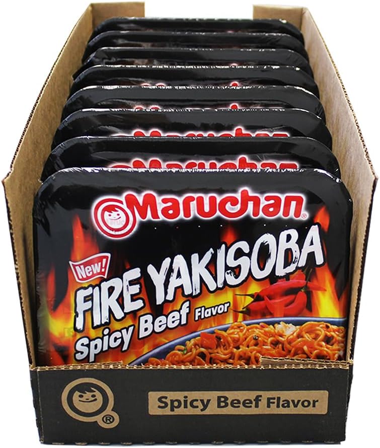 Fire Spicy Beef Yakisoba