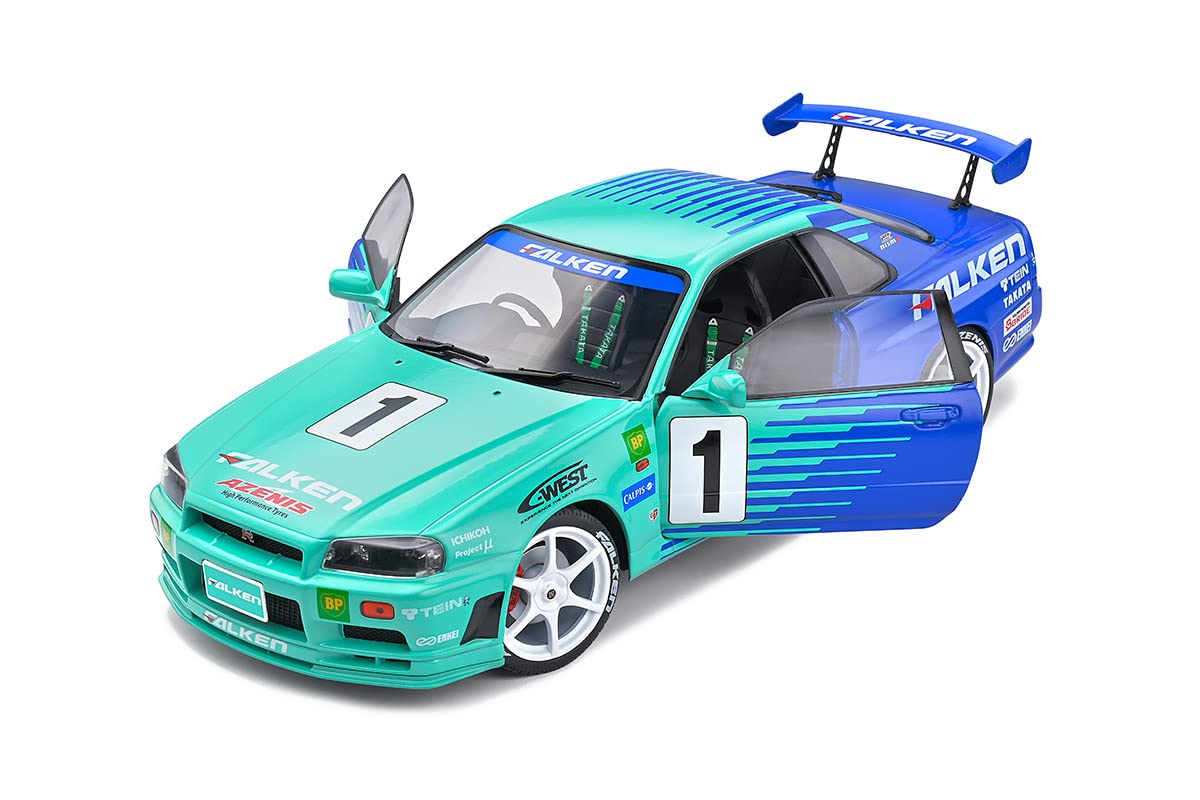 1/18 BNR34 ファルケン　GT-R Solid S Amazon | ソリド 1/18 日産 スカイライン GT-R R34 ファルケン